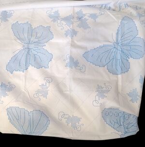 Bucilla Butterfly Cross Stitch Pattern 46X46" No Thread